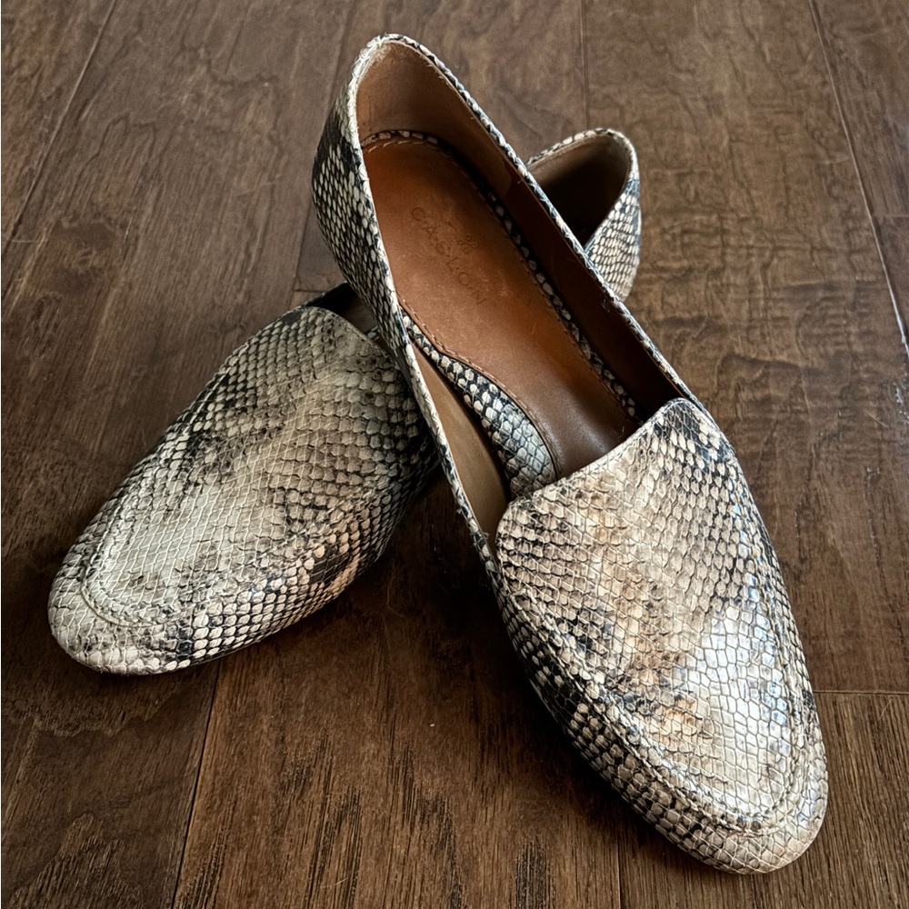 Caslon flats snakeskin sz 8.5